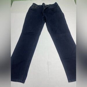 So slimming by Chico's Dark Black Straight women’s  Jeans slimming size 1